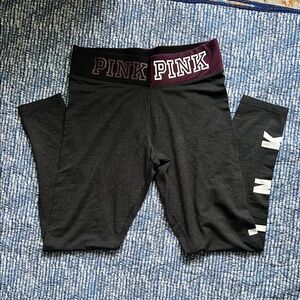 PINK Victoria's Secret dark grey Leggings